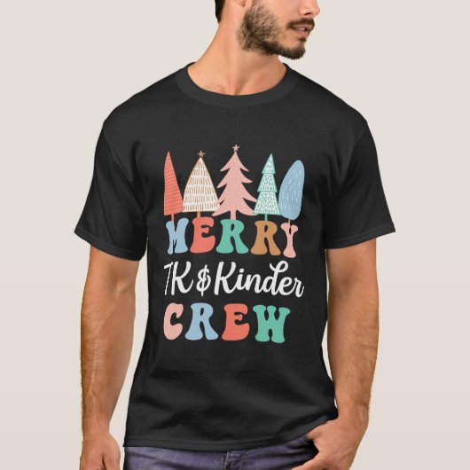 メリーTK&キンダー部 幼稚園の先生 クリスマス Tシャツ (正面)