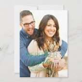 メリーTogether Script Pagoda 1-Photo Christmas シーズンカード (正面)