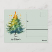 メリーWoof-mas Dog Fireplace Christmas ポストカード (裏面)