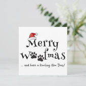 メリーWoofmasクリスマスカード カード (スタンド正面)