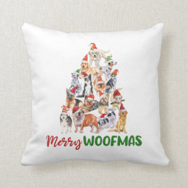 メリーWoofmasクリスマス愛犬家プレゼント クッション