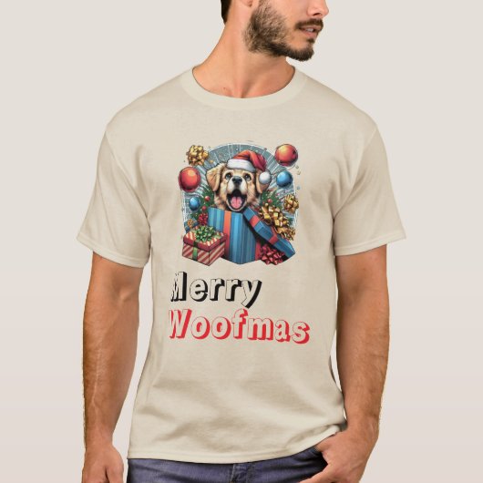 メリーWoofmasペット犬の恋人 Tシャツ (正面)