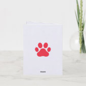 メリーWoofmas Christmas Greeting Card シーズンカード (裏面)