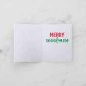 メリーWoofmas Christmas Greeting Card シーズンカード (内部)