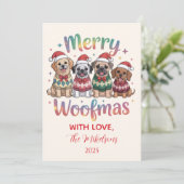 メリーWoofmas Dog Chrimas シーズンカード (スタンド正面)