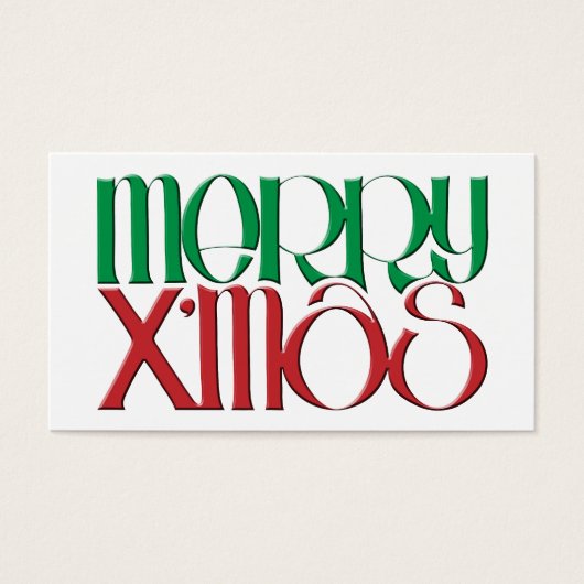 メリーX'mas 3Dギフトラベル (正面)