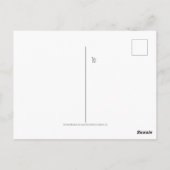 メリ動揺してランド州旗はがき ポストカード (裏面)