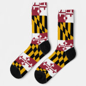 メリ地球に優しランド州旗を持つメンズクルーソックス ソックス (左)