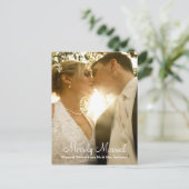 メリ結婚したー結婚リーの写真 シーズンポストカード (スタンド正面)