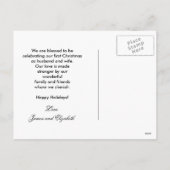 メリ結婚したー結婚リーの写真 シーズンポストカード (裏面)