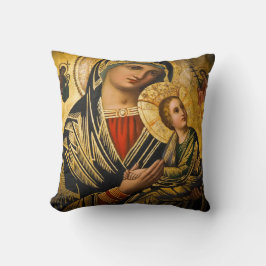 メリ賛美ーとイエスの子 クッション