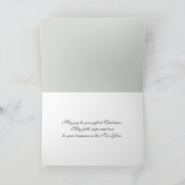 メリ霜の降りたークリスマスカントリーキャビン シーズンカード (内部)