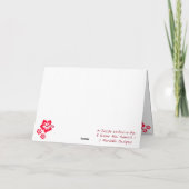 メリ・カリキマカのクリスマスカード カード (裏面)