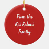 メリ·カリキマカ熱帯ジャングル鳥 セラミックオーナメント (裏面)