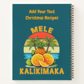 メリ・カリキマカ クリスマス レシピ ノートブック (裏面)