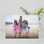 メリ・カリキマカ ハワイアン ホイル ホリデー カード (立ち正面)