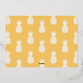 メリ・カリキマカ ハワイアン ホイル ホリデー カード (裏面)