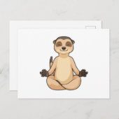 メルカアットヨガメディテーション ポストカード (正面/裏面)