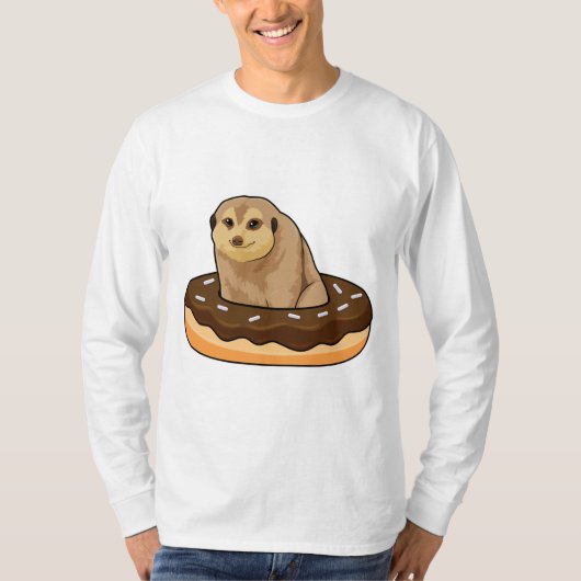 メルカットとドーナツ Tシャツ (正面)