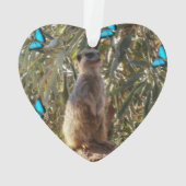 メルカットと蝶 オーナメント (裏面)