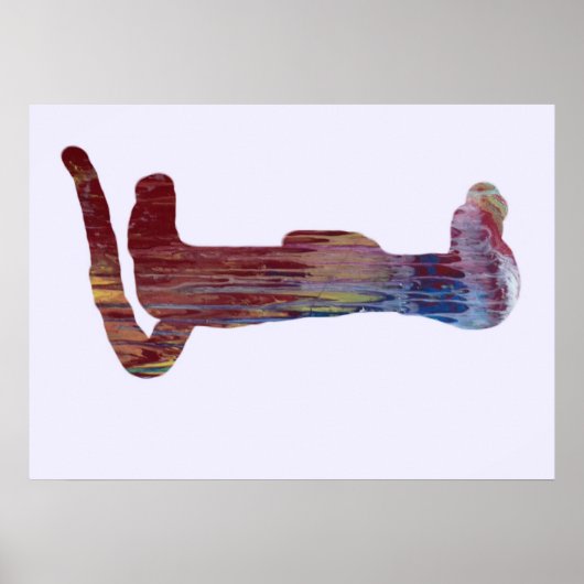 メルカットのシルエット ポスター (正面)