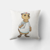 メルカットはナースとハート クッション (裏面)