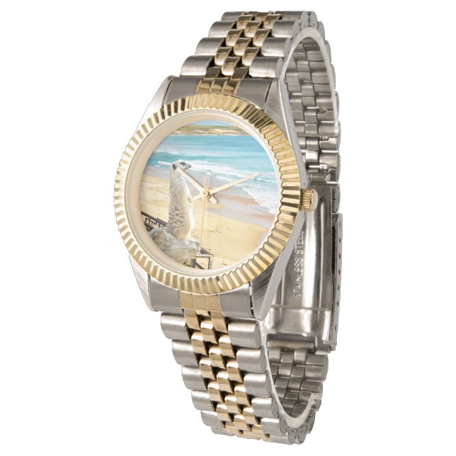 メルカットは海辺を楽しんだ。 腕時計 (アングル)