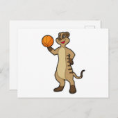 メルカットアットバスケットボールスポーツ ポストカード (正面/裏面)