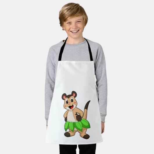 メルカットアットバレエダンス エプロン (着用した状態)