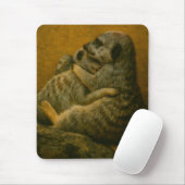 メルカットエンブレイス – ハートフェルト野生生物アートプリント マウスパッド (マウス)