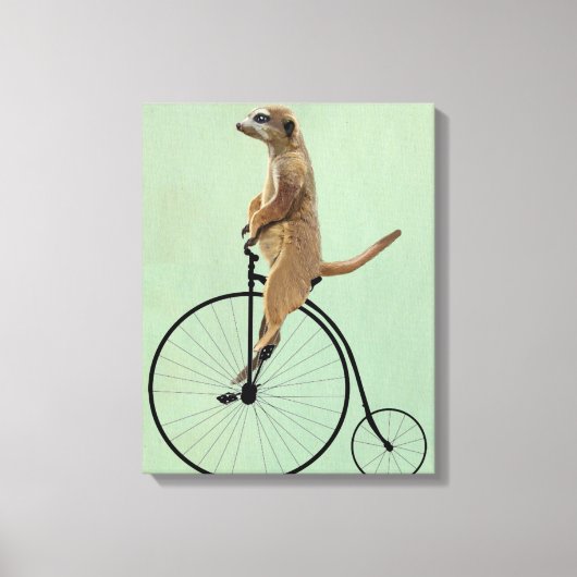 メルカットオンブラックペニーファーシング キャンバスプリント (正面)