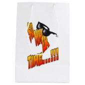 メルカットサマータイムカスタマイズ可能抱き枕 ミディアムペーパーバッグ (裏面)