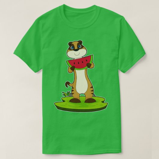 メルカットスイカ果実 Tシャツ (デザイン正面)