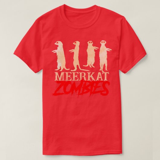 メルカットゾンビ Tシャツ (デザイン正面)