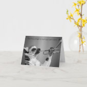 メルカットトランペット選手おめでとうカード カード (黄色い花)