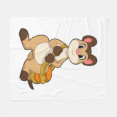 メルカットバッグ フリースブランケット (正面(横))