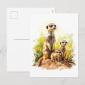 メルカットファミリーオンザルックアウト シーズンポストカード (正面/裏面)