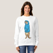 メルカットフード付きスウェットシャツ スウェットシャツ (正面フル)