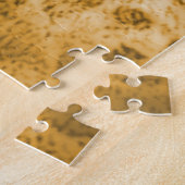 メルカットラブワイルドライフキュートグリッチアートタイポグラフィ ジグソーパズル (側面)