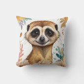 メルカットヴィンテージフローラプリント クッション (正面)