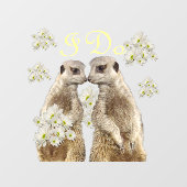メルカット私は結婚式の日を行う。 ウィンドウサイン (シート)