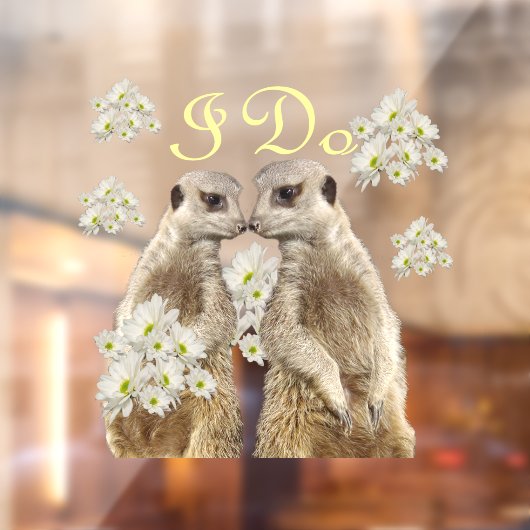 メルカット私は結婚式の日を行う。 ウィンドウサイン (シート2)