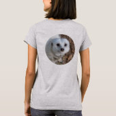 メルカット雪ホワイト Tシャツ (裏面)