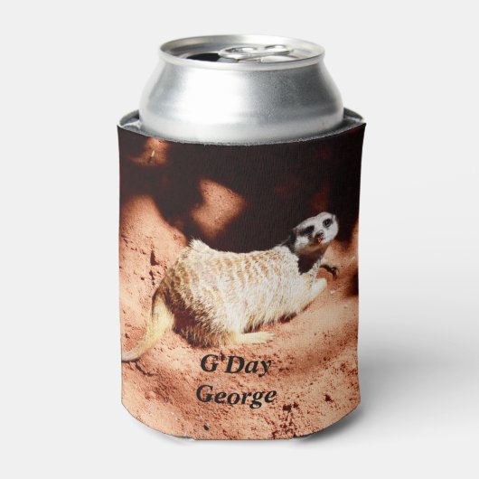 メルカット・グデイ・ジョージ 缶クーラー (缶正面)