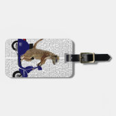 メルカトオンダークブルー模型車 ラゲッジタグ (正面横)