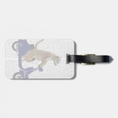 メルカトオンダークブルー模型車 ラゲッジタグ (裏面横)