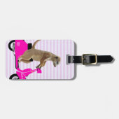 メルカトオンピンクモープ2 ラゲッジタグ (正面横)