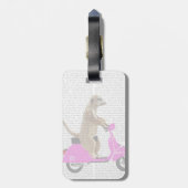 メルカトオンピンクモープ ラゲッジタグ (裏面縦)