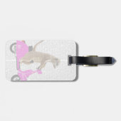 メルカトオンピンクモープ ラゲッジタグ (裏面横)