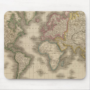 メルカトルの投影図2 マウスパッド